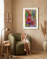 Oficina Del Cobrador 19 framed in a tender room thumbnail