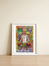 Oficina Del Cobrador 22 — framed, leaning against the wall thumbnail