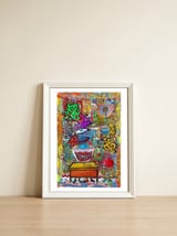 Oficina Del Cobrador 26 — framed, leaning against the wall thumbnail