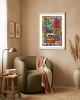 Oficina Del Cobrador 29 framed in a tender room thumbnail