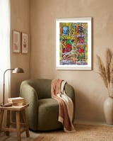 Oficina Del Cobrador 31 framed in a tender room thumbnail