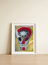 Calavera 3 — framed, leaning against the wall thumbnail