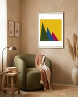 Abstract modern forest framed in a tender room thumbnail
