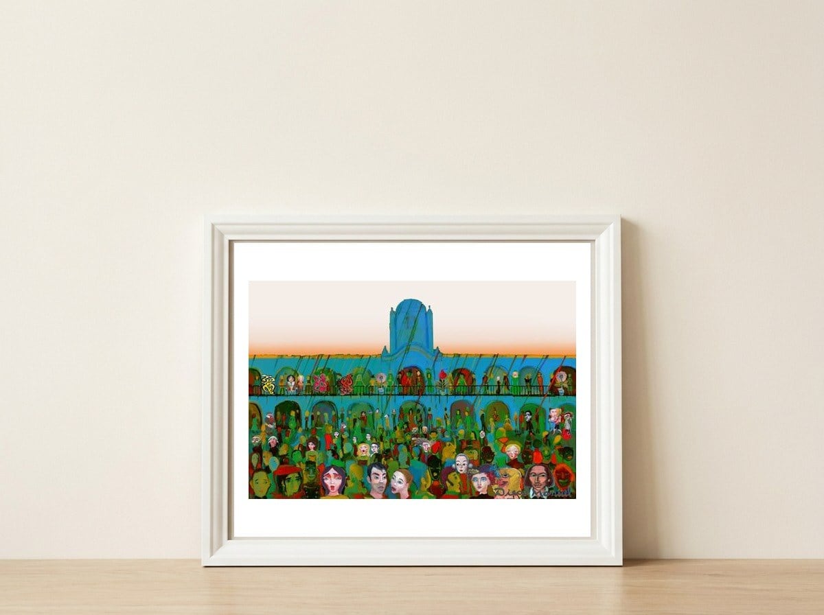 25 De Mayo Pop Digital 34 — framed, leaning against the wall
