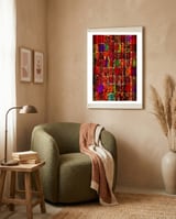 Graffiti Digital 2022 52 framed in a tender room thumbnail