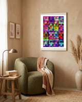 Graffiti Digital 2022 162 framed in a tender room thumbnail