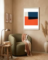 Color Field 1 framed in a tender room thumbnail