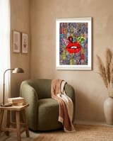 Graffiti Digital 2022 241 framed in a tender room thumbnail