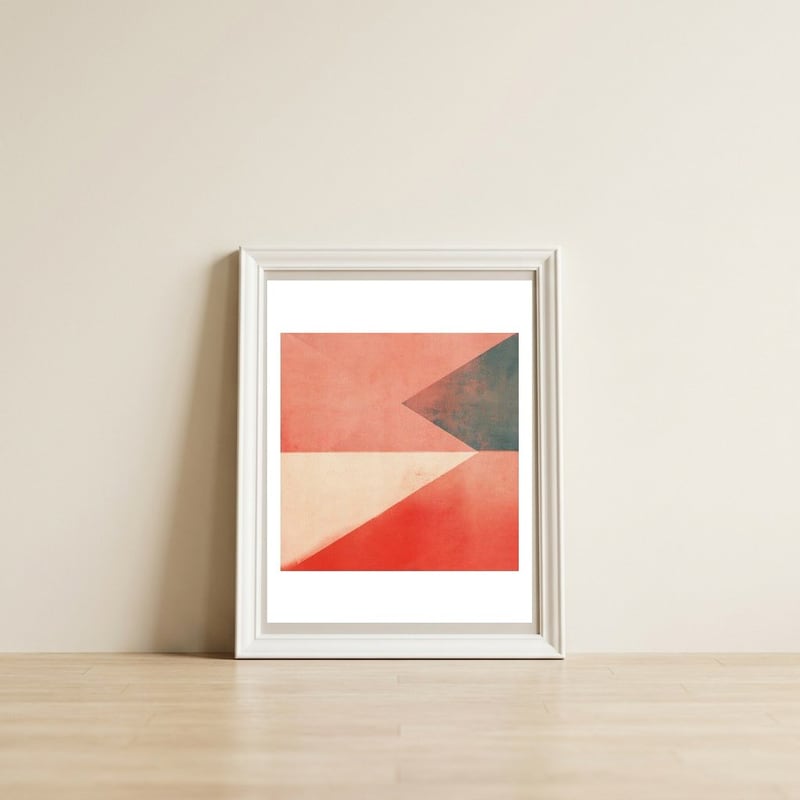 Abetment 04 — framed, leaning against the wall