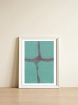 Afluentes 12 — framed, leaning against the wall thumbnail