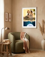 Catching Stars framed in a tender room thumbnail