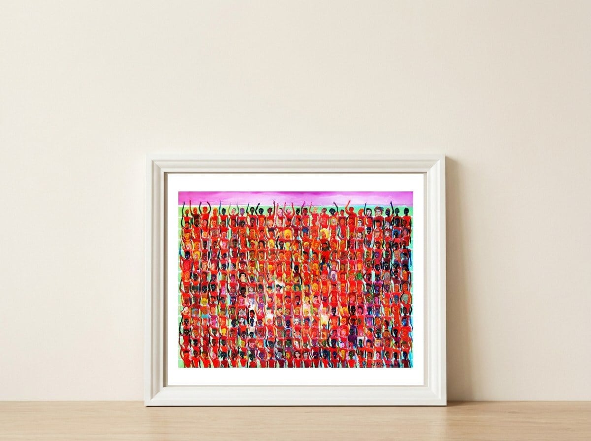 Gran Hinchada 2 — framed, leaning against the wall