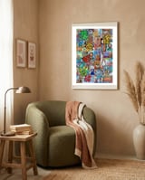 Graffiti Digital 2022 443 framed in a tender room thumbnail