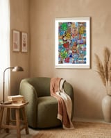 Graffiti Digital 2022 444 framed in a tender room thumbnail