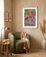 Graffiti Digital 2022 448 framed in a tender room thumbnail