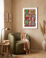 Graffiti Digital 2022 456 framed in a tender room thumbnail