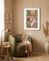Graffiti Digital 2022 457 framed in a tender room thumbnail