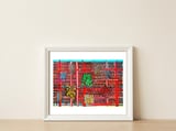 Gran Hinchada Roja 4 — framed, leaning against the wall thumbnail