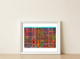 Gran Hinchada Roja 8 — framed, leaning against the wall thumbnail