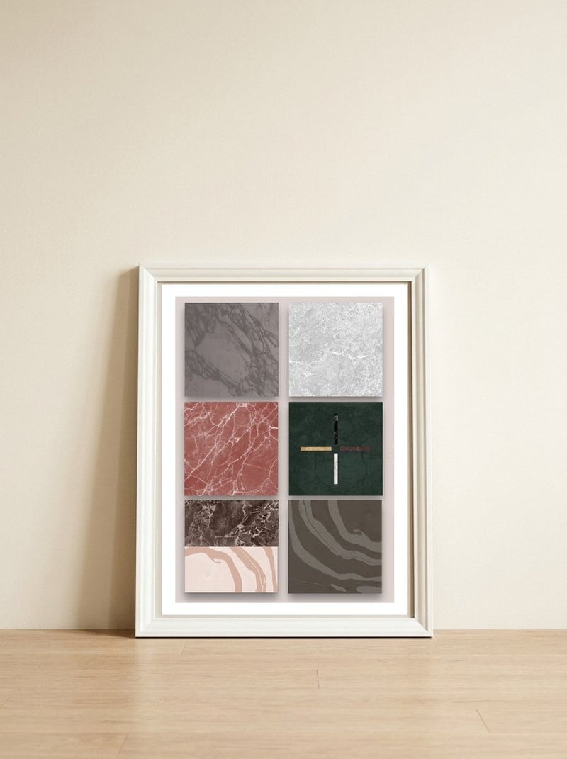 Stoneheart — framed, leaning against the wall