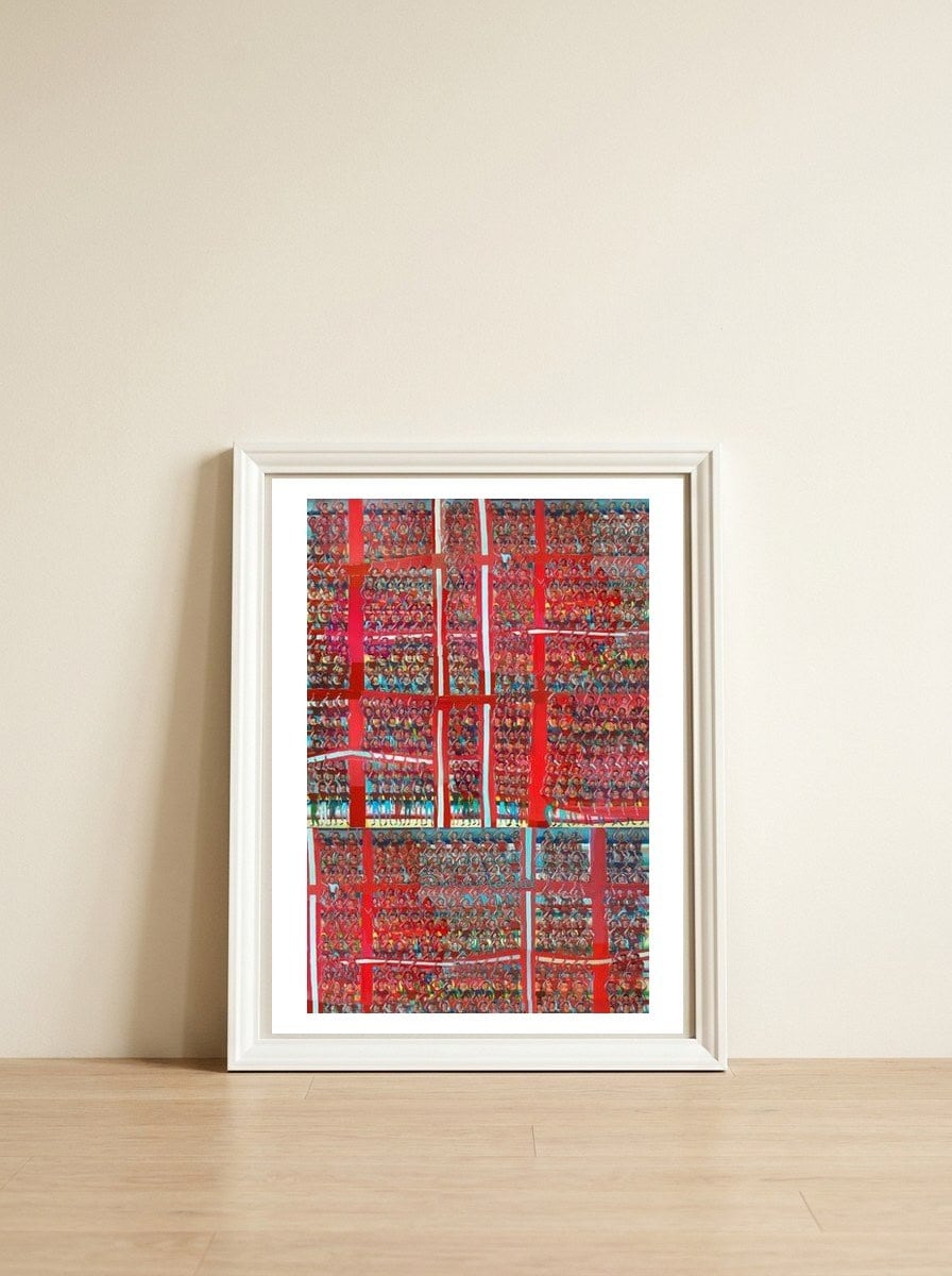 Graffiti Digital 2022 466 — framed, leaning against the wall