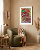 Graffiti Digital 2022 475 framed in a tender room thumbnail