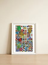 Graffiti Digital 2022 525 — framed, leaning against the wall thumbnail