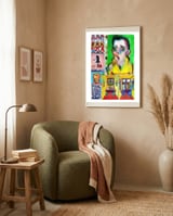Graffiti Digital 2022 534 framed in a tender room thumbnail