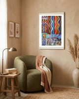 Graffiti Digital 2022 537 framed in a tender room thumbnail