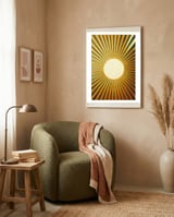 Sunburst  framed in a tender room thumbnail