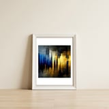 GOLD ABSTRACT — framed, leaning against the wall thumbnail