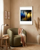 GOLD ABSTRACT framed in a tender room thumbnail