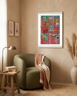 Graffiti Digital 2022 587 framed in a tender room thumbnail
