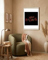 Happy Halloween Sketch framed in a tender room thumbnail