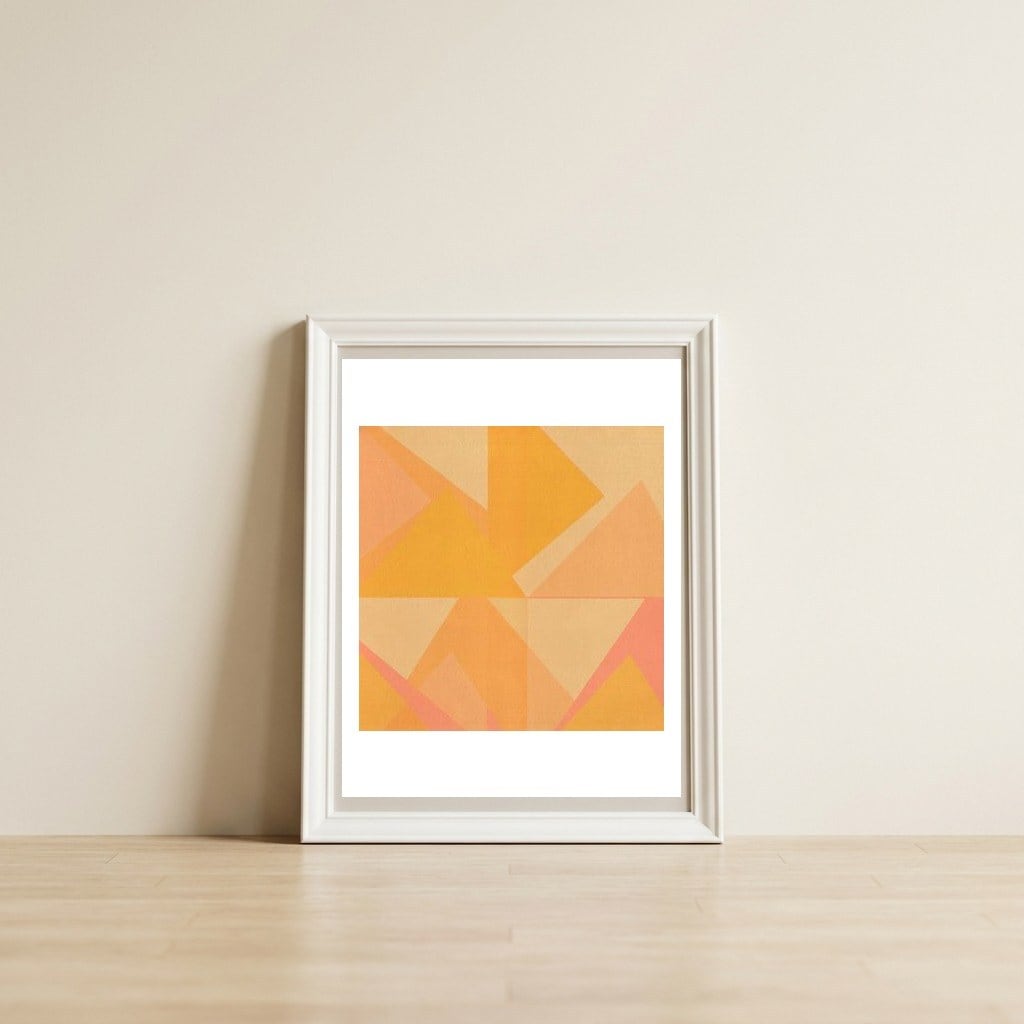 Contradictory Speech 4 — framed, leaning against the wall