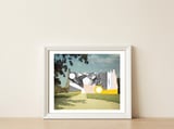 Abstract House Dream · Think Big — framed, leaning against the wall thumbnail