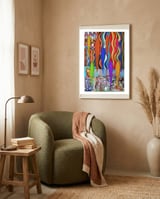 Graffiti Digital 2022 595 framed in a tender room thumbnail