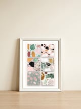 Heartstone - venetian terrazzo version 3 — framed, leaning against the wall thumbnail