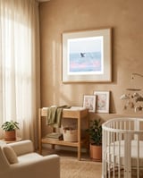 Whale of a Time framed in a tender room thumbnail