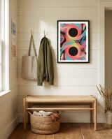 Psychedelic Space  framed in a relaxed room thumbnail