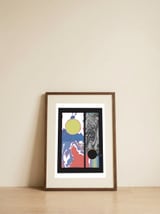 Yin Yang Sun Moon — framed, leaning against the wall thumbnail