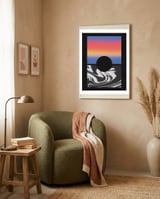 Impossible Sunset framed in a tender room thumbnail