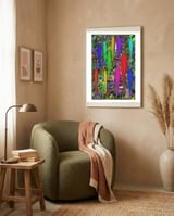 Graffiti Digital 2022 620 framed in a tender room thumbnail