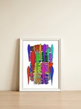 Graffiti Digital 2022 624 — framed, leaning against the wall thumbnail