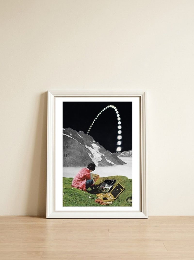Painter — framed, leaning against the wall
