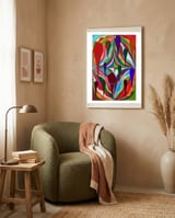 Graffiti Digital 2022 649 framed in a tender room thumbnail