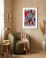 Graffiti Digital 2022 665 framed in a tender room thumbnail
