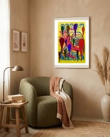 Graffiti Digital 2022 684 framed in a tender room thumbnail