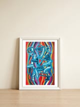 Graffiti Digital 2022 723 — framed, leaning against the wall thumbnail