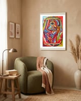 Graffiti Digital 2022 727 framed in a tender room thumbnail